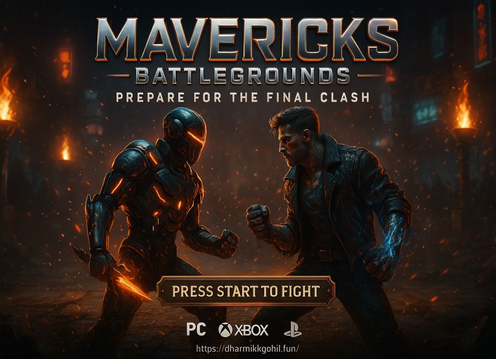 Mavericks Battlegrounds Available Platforms - Best Multiplayer Game Download by Game Developer Dharmik Gohil